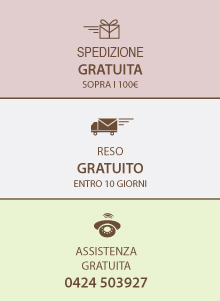 Spedizione Gratuida, Reso Garantito, Assistenza